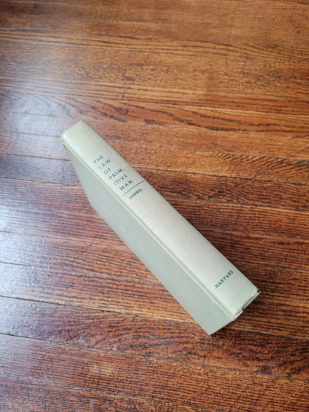 The Law of Primitive Man by E. Adamson Hoebel Hard Cover Book Vintage